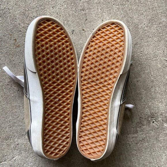 Vans off the Wall Skate Shoes Men's 10 Canvas Lace Up Low Top Sneakers - Picture 2 of 6